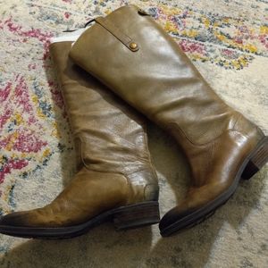 Sam Edelman Penny Leather Riding Boots Womens Size 8.5
